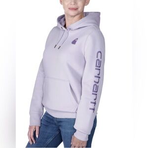 CARHARTT Women’s Lavender Hoodie Size XL